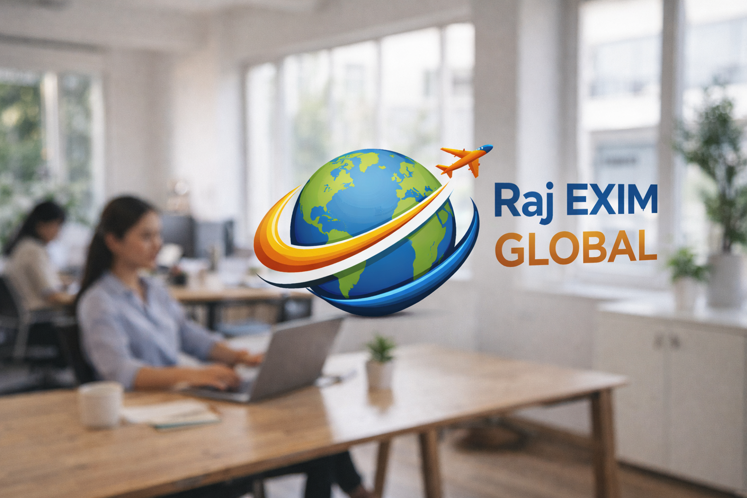Raj EXIM GLOBAL logo